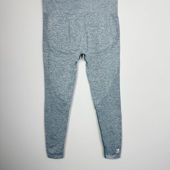 GYMSHARK | Vital Seamless Leggings in Marled Teal Women’s Size Medium - Picture 9 of 10